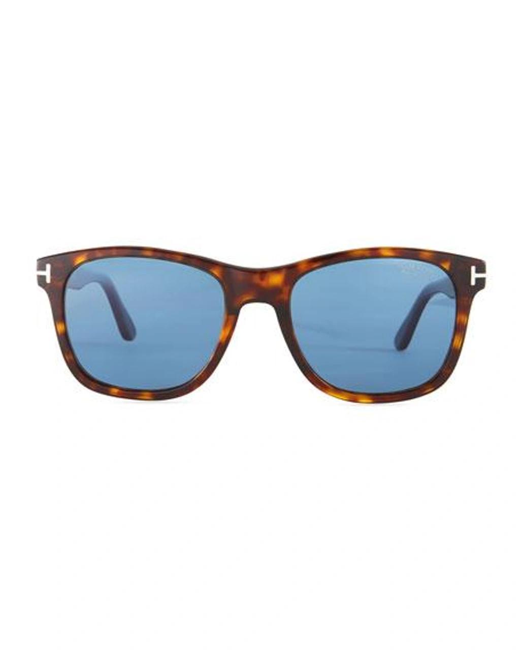 TOM FORD Eric Rectangular Havana Sunglasses Product Image