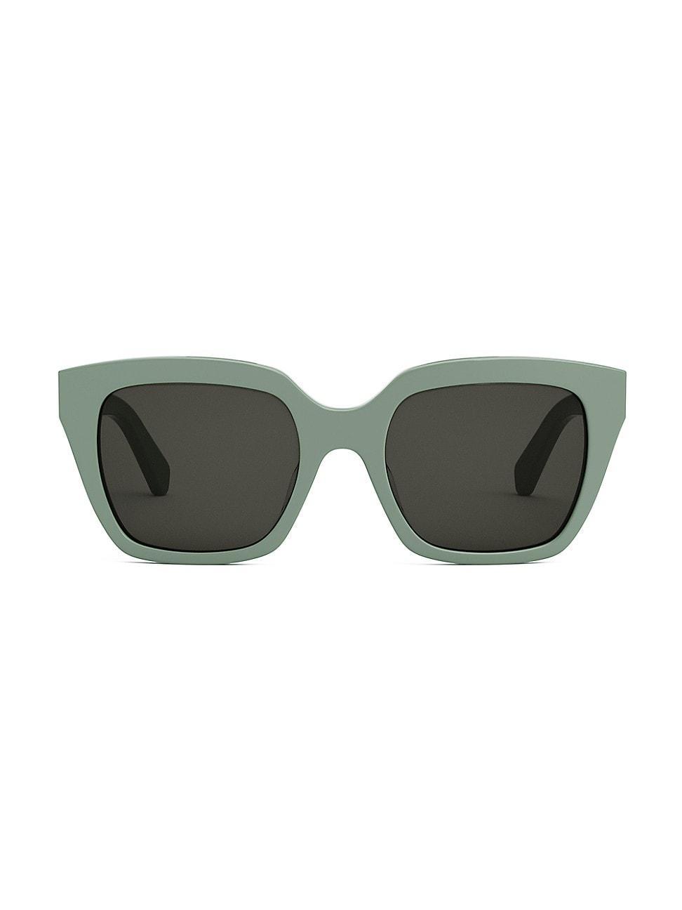 Womens 48MM Havana Square Sunglasses Product Image