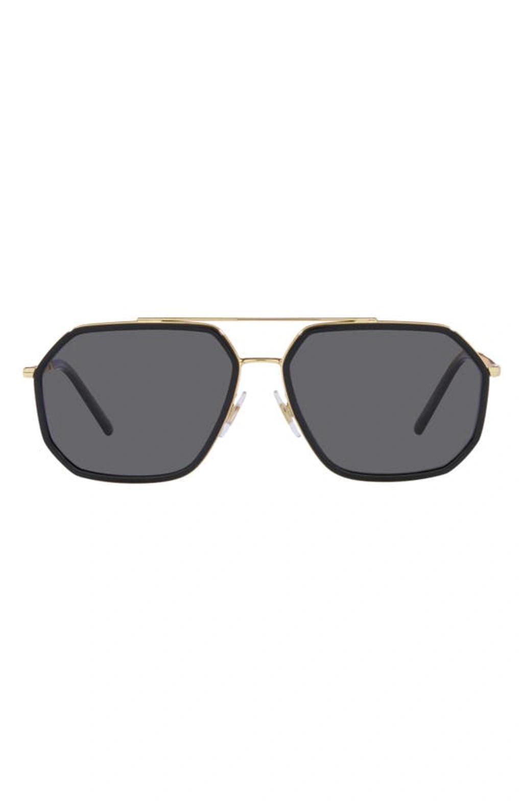 60mm Pilot Sunglasses In Polar Grey Product Image