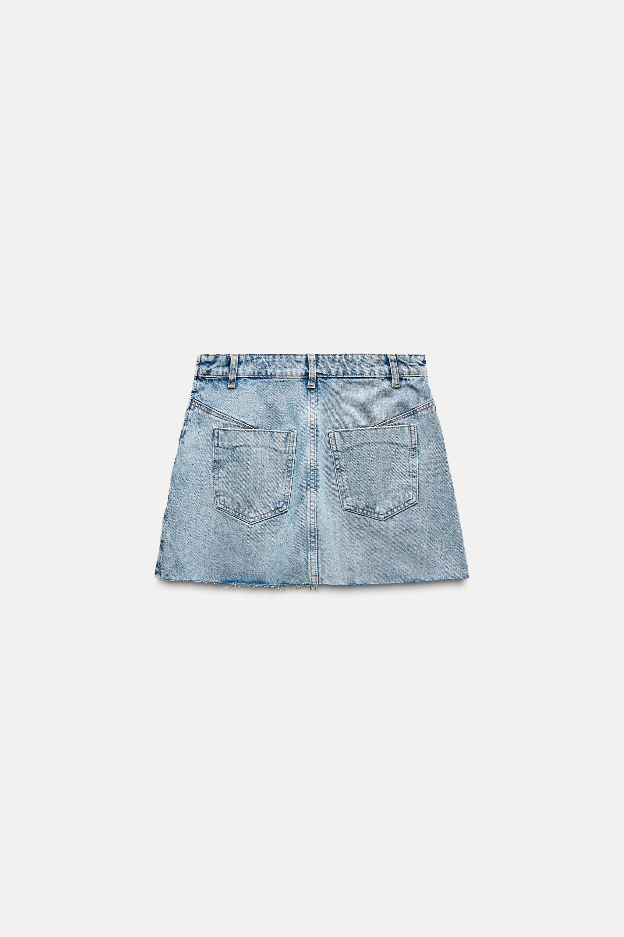 Z1975 DENIM SKIRT WITH LACING Product Image