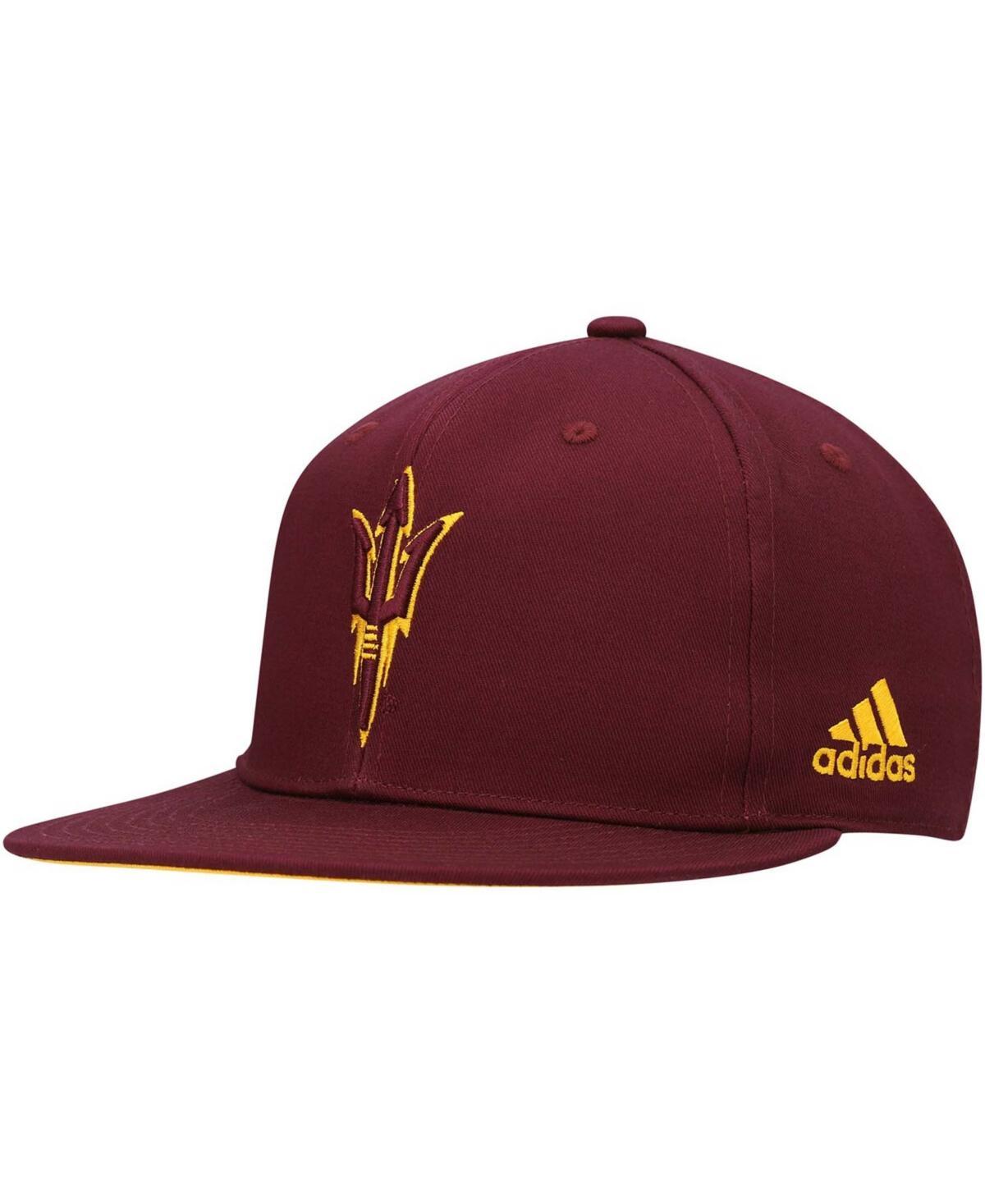 Mens adidas Maroon Arizona State Sun Devils Sideline Snapback Hat Product Image