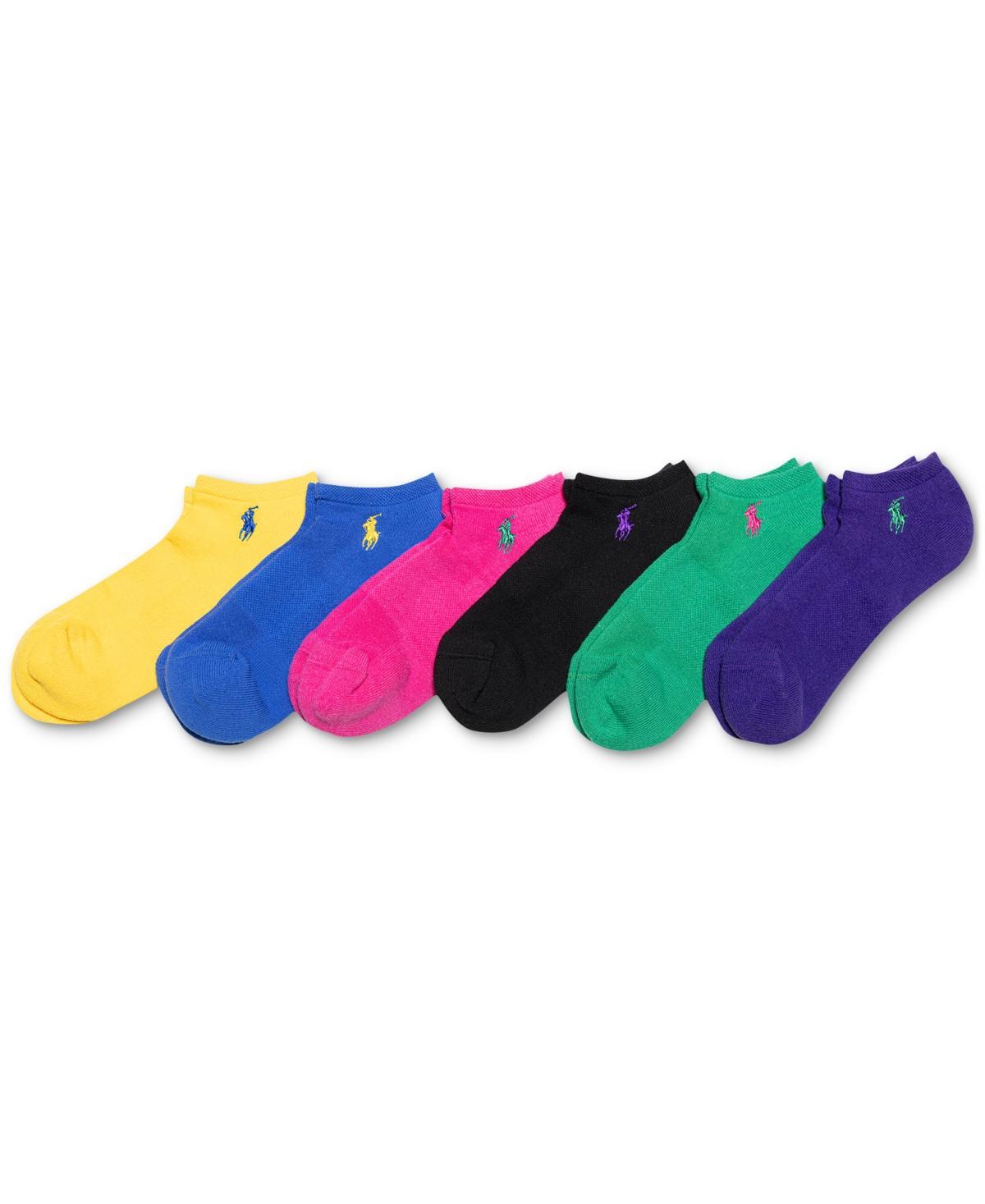 Polo Ralph Lauren Womens 6-Pk. Cushion Low-Cut Socks Product Image