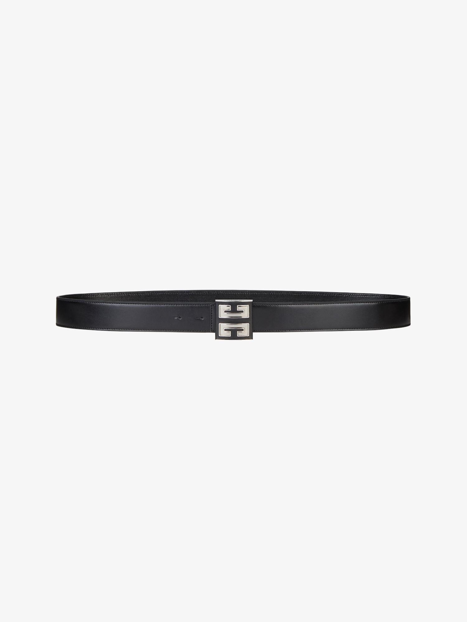 4G reversible belt in 4G Classic leather Product Image