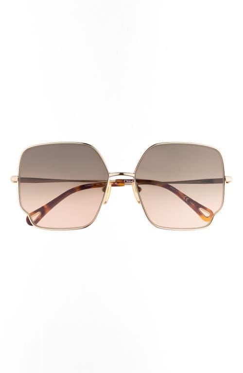 Chlo 60mm Gradient Square Sunglasses Product Image