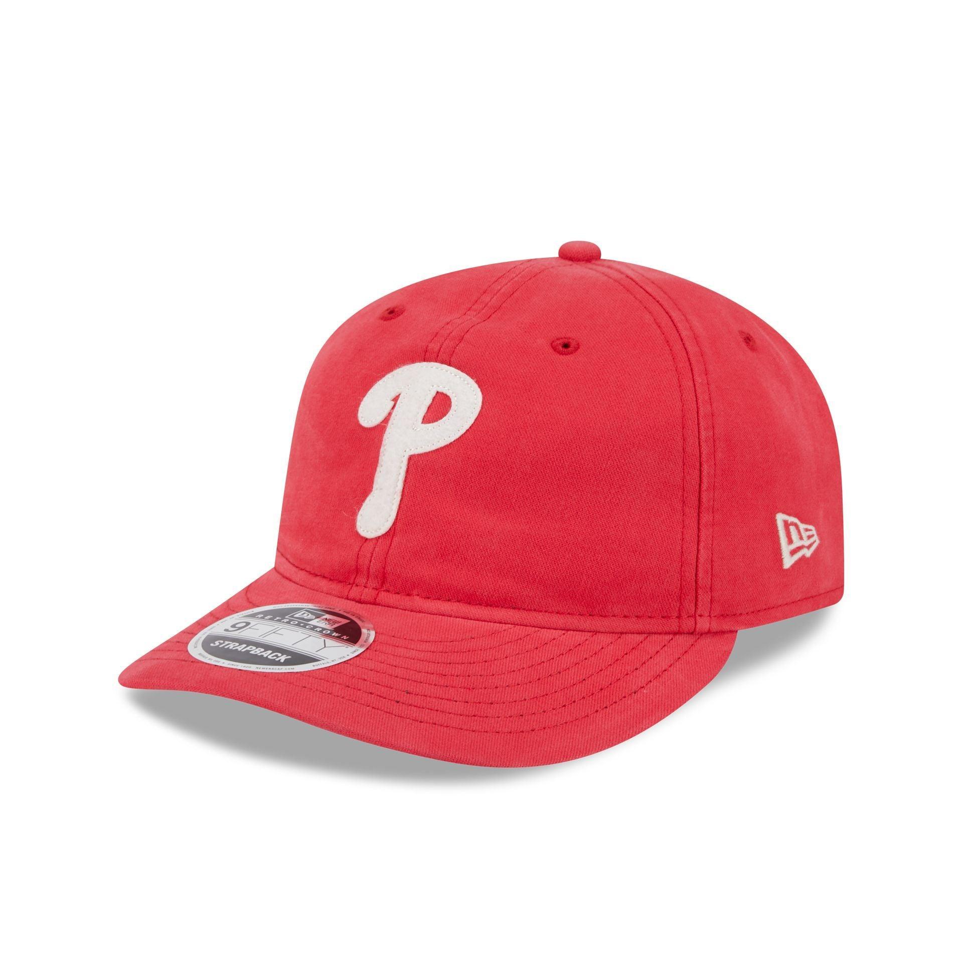 Philadelphia Phillies Canvas Felt Retro Crown 9FIFTY Adjustable Hat Male Product Image