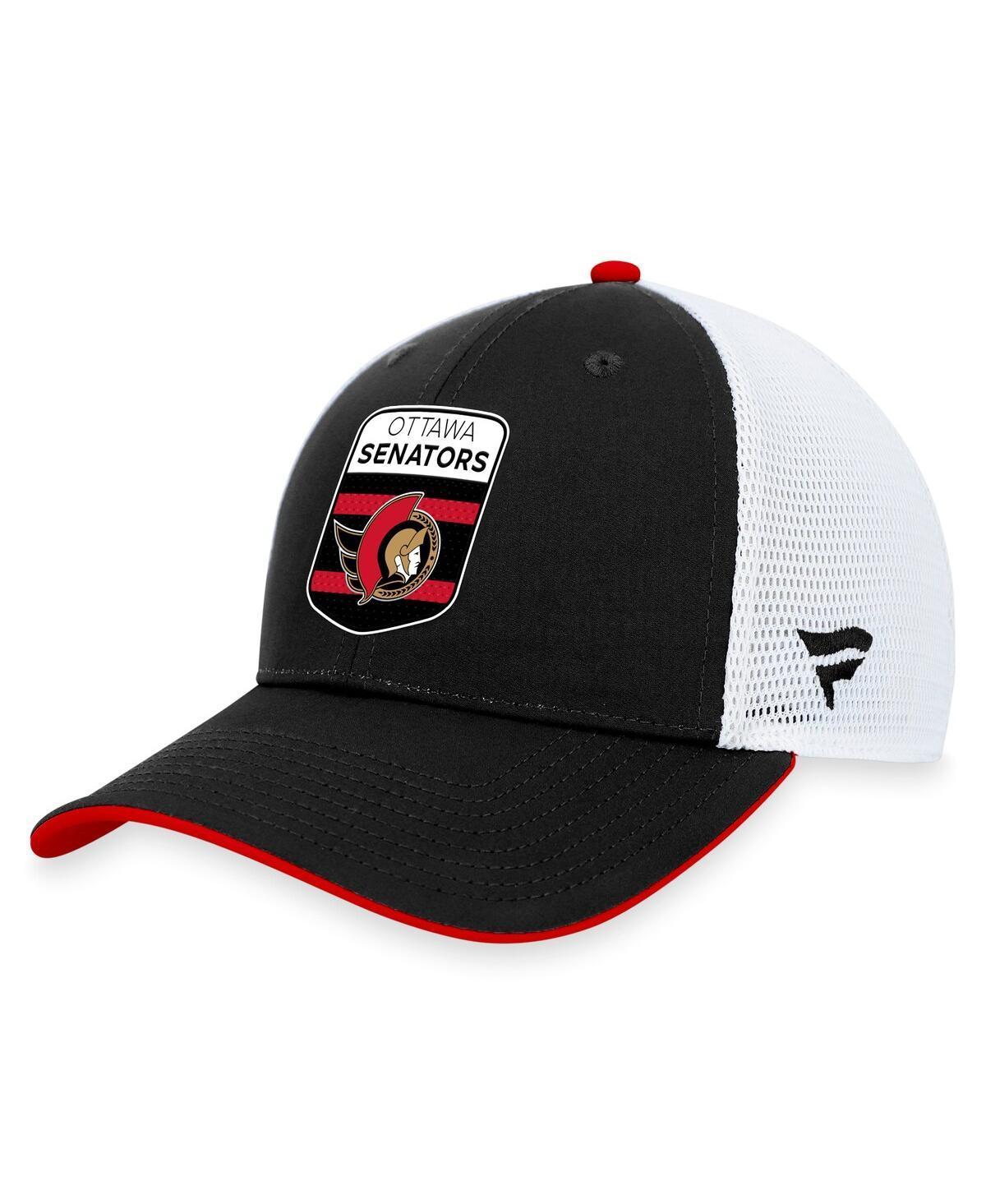 Mens Fanatics Black Ottawa Senators 2023 Nhl Draft On Stage Trucker Adjustable Hat Product Image