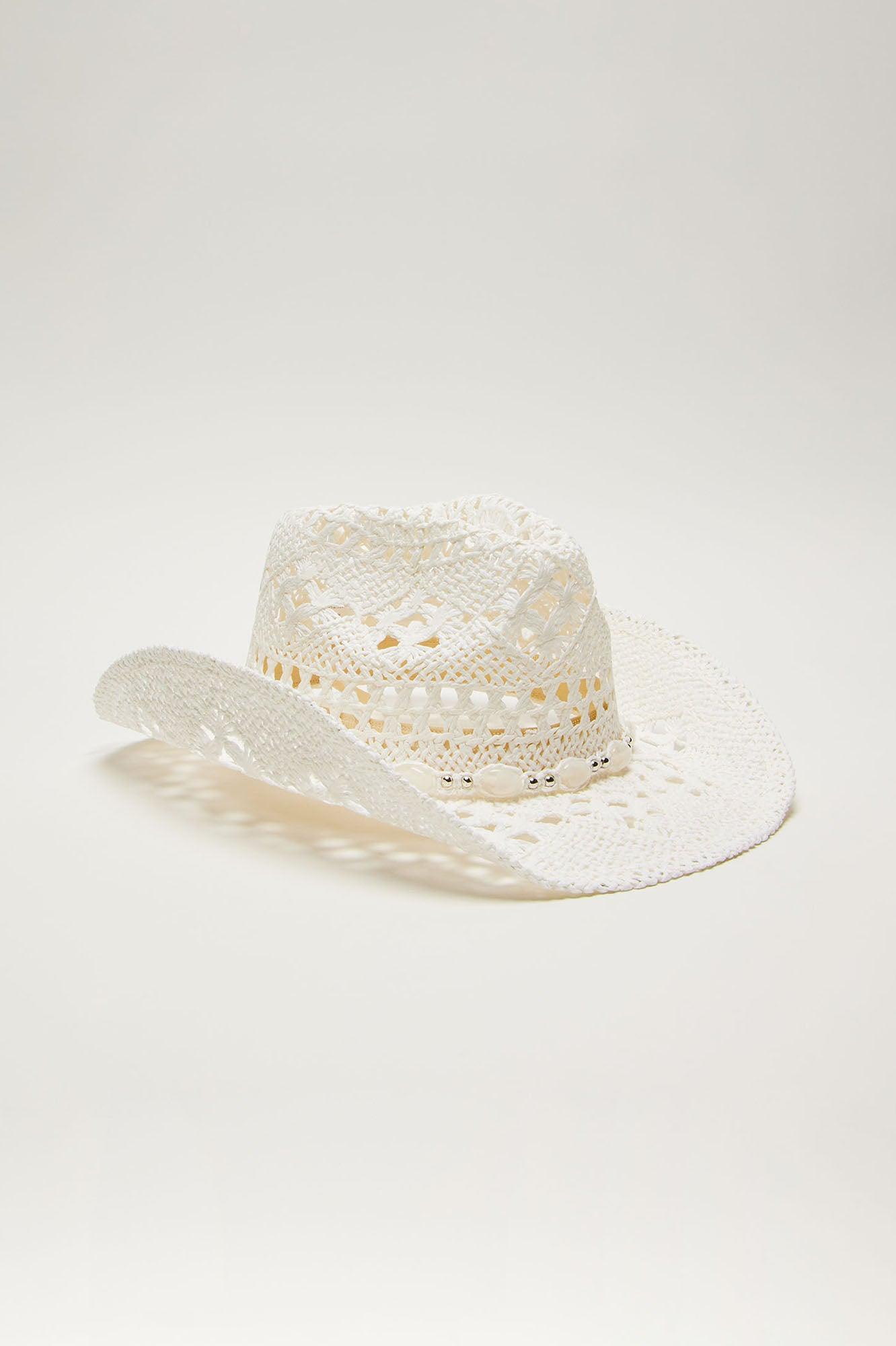 Fantasizing For You Cowboy Hat - White Product Image