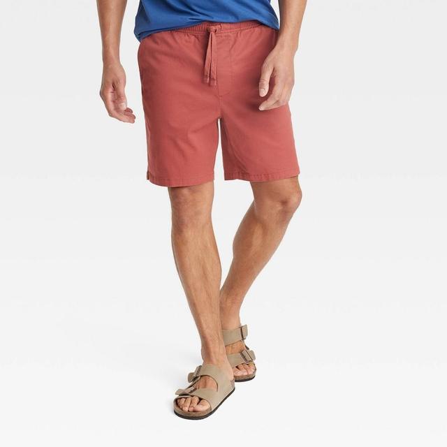 Mens 7 Everyday Pull-On Shorts - Goodfellow & Co Drama Red XL Product Image