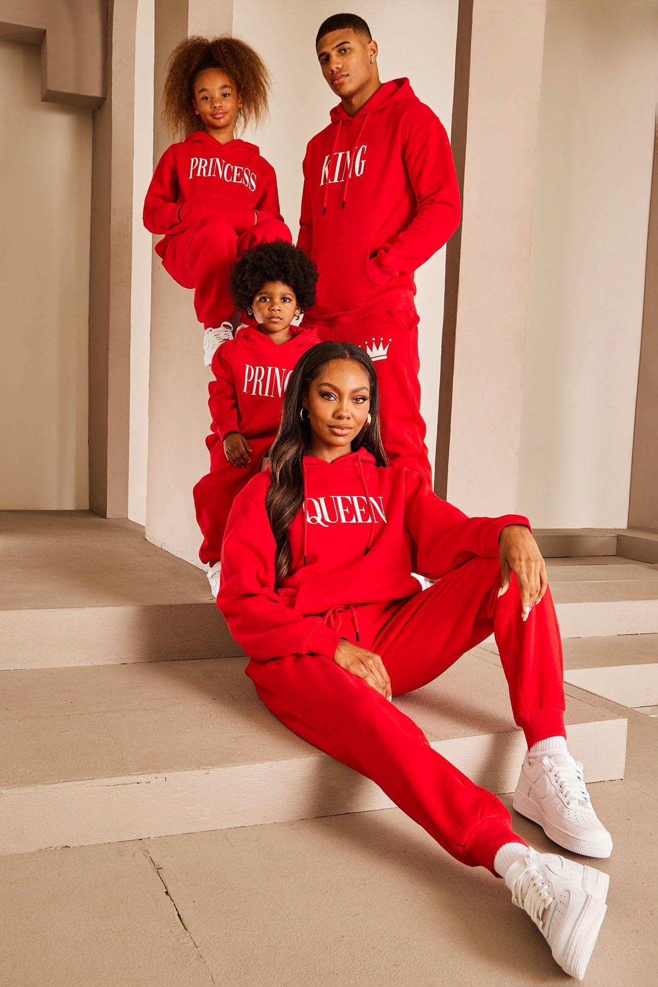 Family Goals Women's Queen Hoodie - Red Product Image