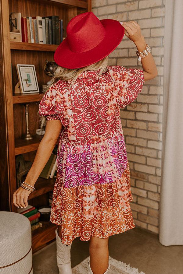 Pretty And Playful Button Down Mini Dress Product Image