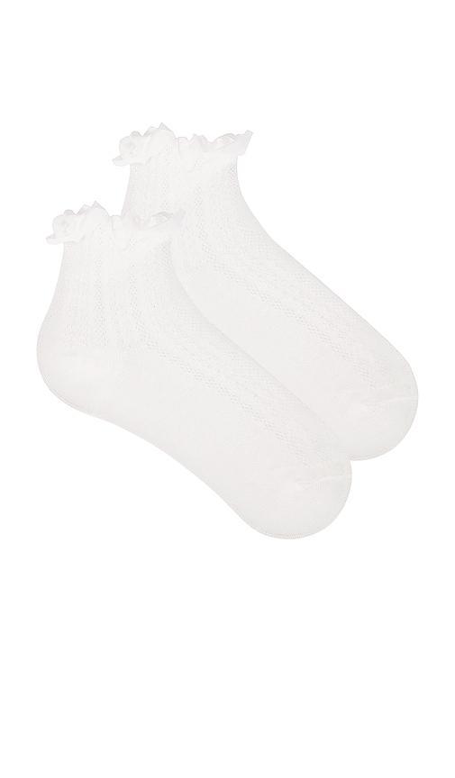 Lovers and Friends Hannah Socks in White Product Image