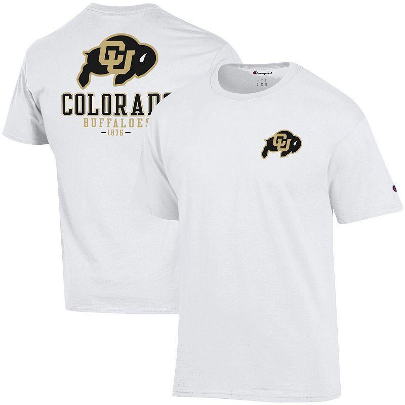 Mens Champion Colorado Buffaloes Team Stack 2-Hit T-Shirt Product Image