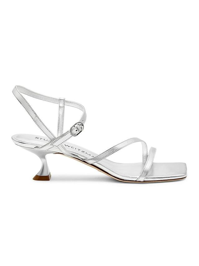 Womens Oasis 50MM Metallic Leather Sandals Product Image