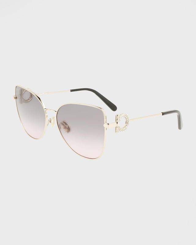 FERRAGAMO 59mm Gradient Sunglasses Product Image