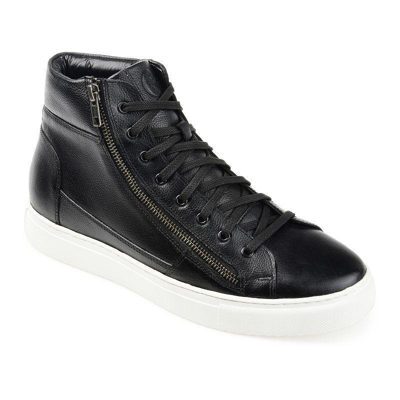 Thomas & Vine Xander Mens Leather High-Top Sneakers Product Image