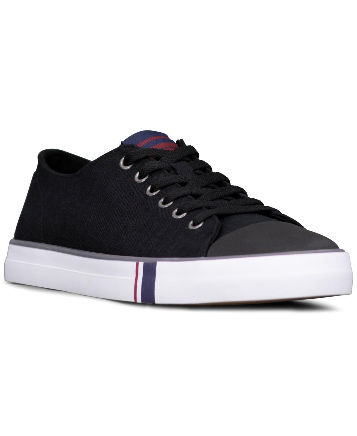 Ben Sherman Mens Hadley Low Canvas Casual Sneakers from Finish Line - Black Product Image