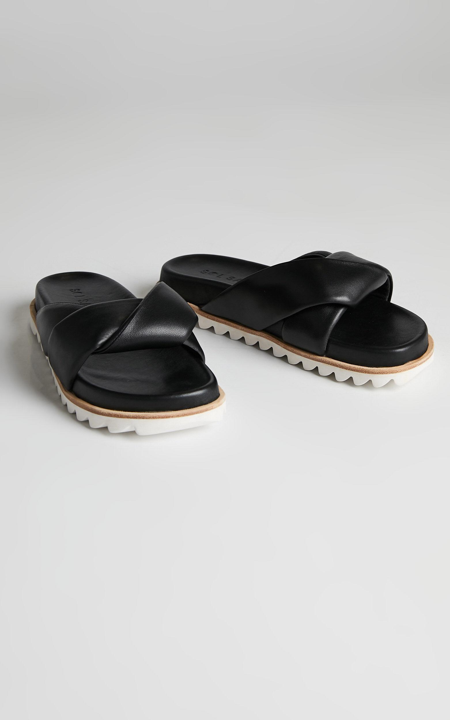 Sol Sana - Avalyn Slides in Black Product Image