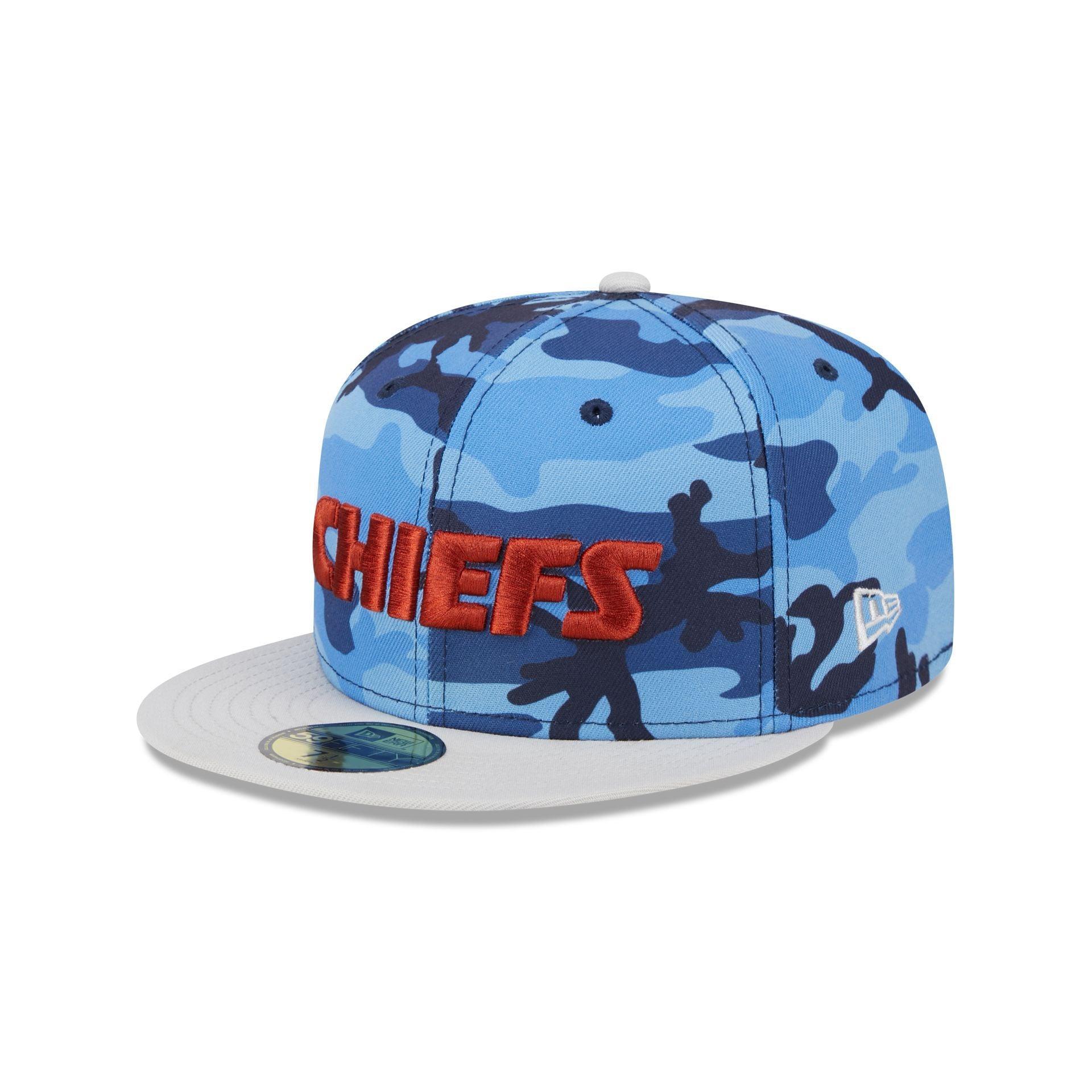 Kansas City Chiefs Blue Camo 59FIFTY Fitted Hat Male Product Image