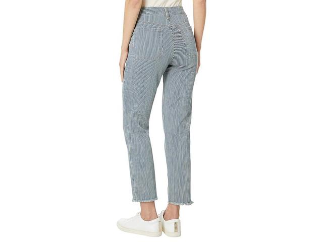 KUT from the Kloth Reese High-Rise Ankle Straight Leg-Zipp Fly-Fray In Volant (Volant) Women's Jeans Product Image