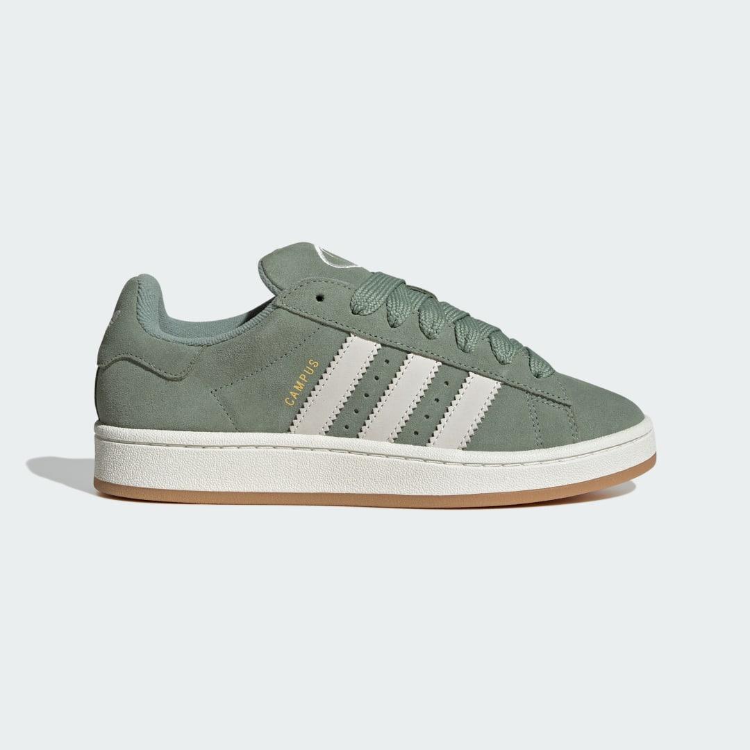 adidas Campus 00s Shoes Silver Green 6 Womens Product Image