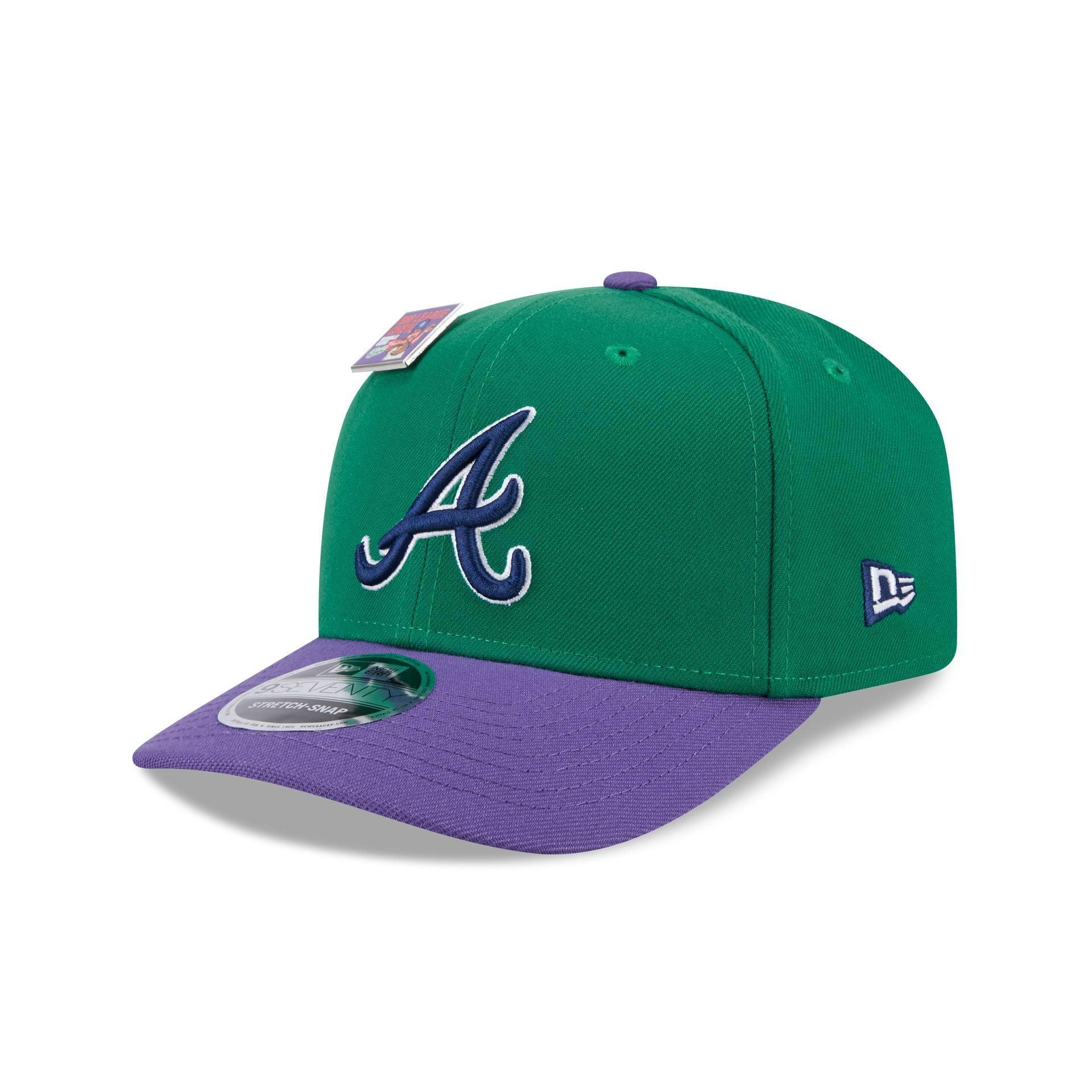 Big League Chew X Atlanta Braves Ground Ball Grape 9SEVENTY Stretch-Snap Hat Male Product Image