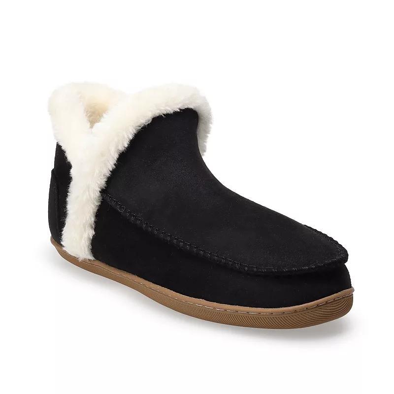 Sonoma Goods For Life Mabell Womens Faux Fur Ankle Boot Slippers Product Image