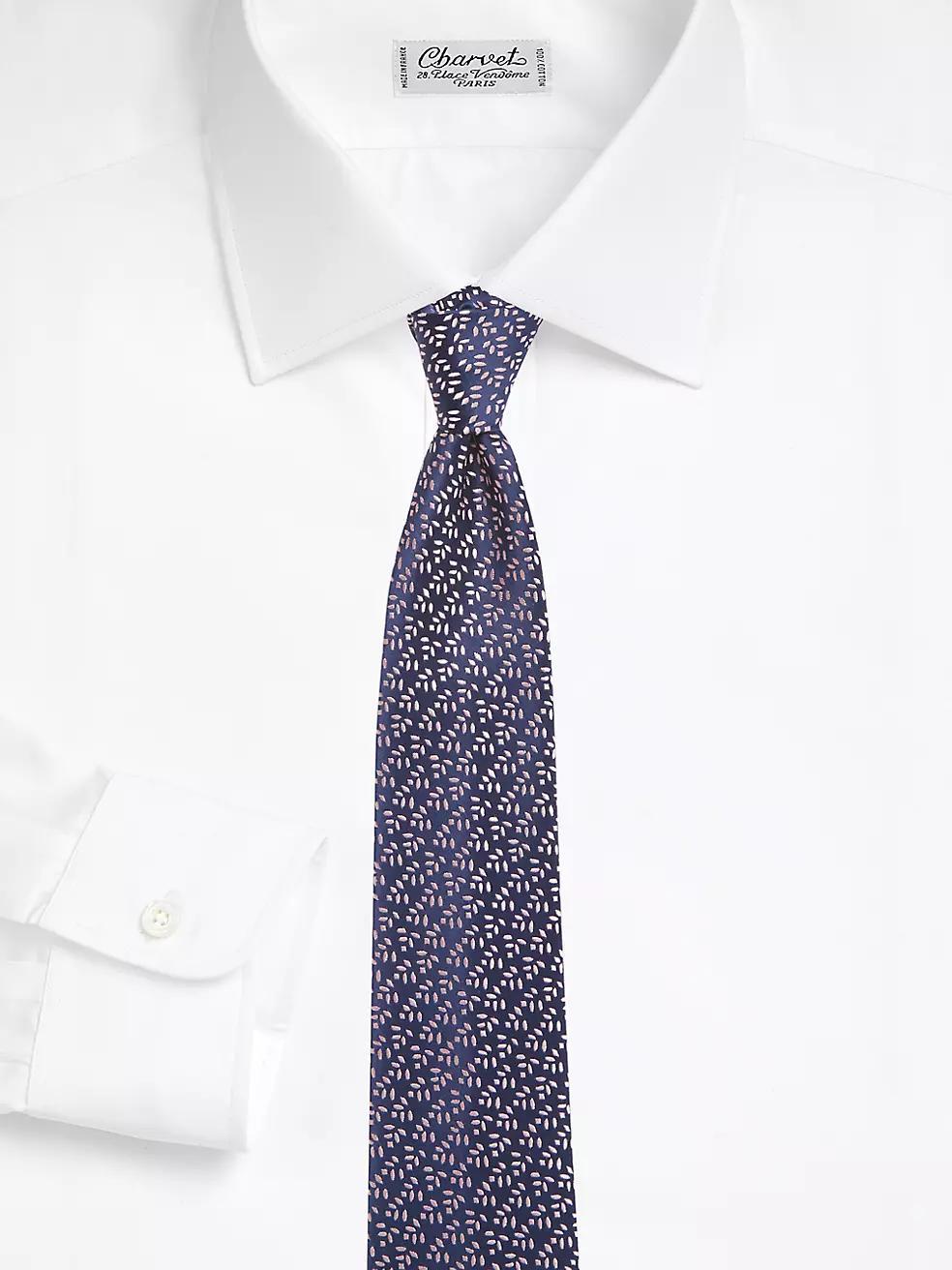 Leaf Woven Silk Tie Product Image