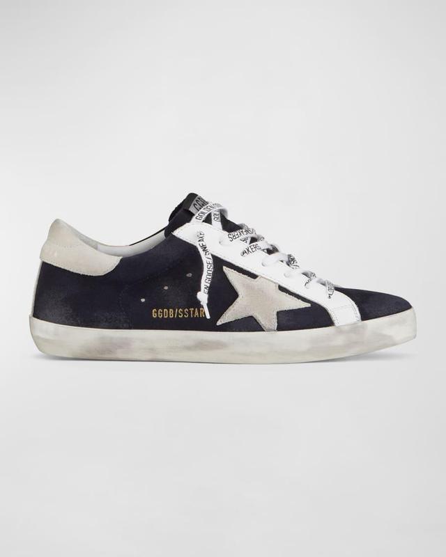 Men's Super Star Suede Low-Top Sneakers Product Image