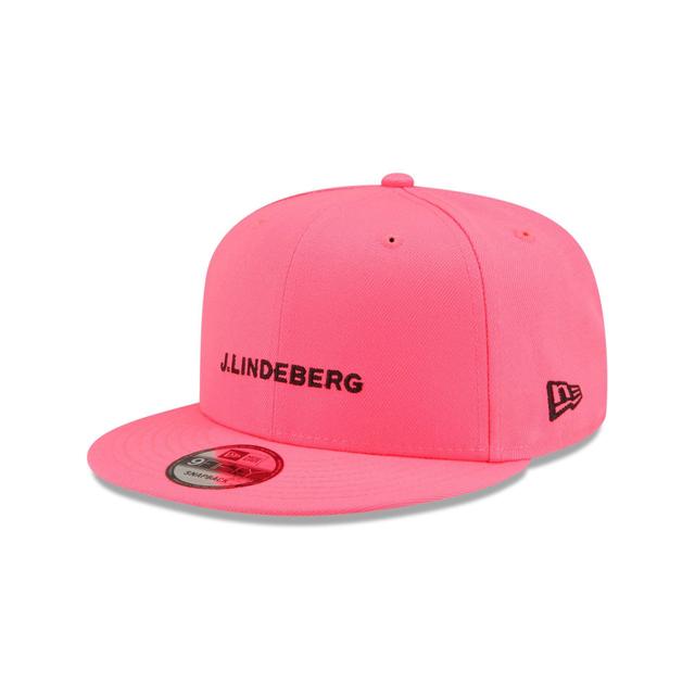 J. Lindeberg Pink 9FIFTY Snapback Hat Male Product Image