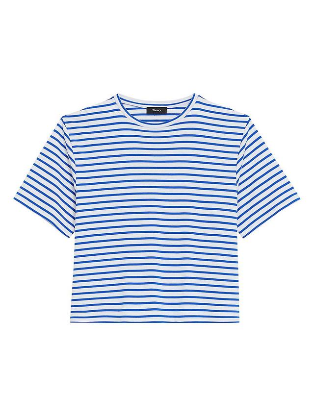 Womens Boxy Striped T-Shirt Product Image