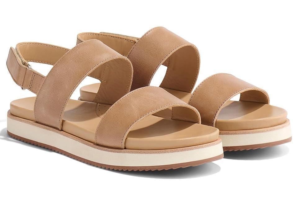 Nisolo Go-To Flatform Sandal (Almond) Women's Sandals Product Image