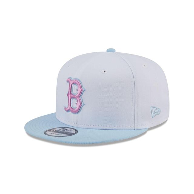 Boston Red Sox Color Pack White 9FIFTY Snapback Hat Male Product Image