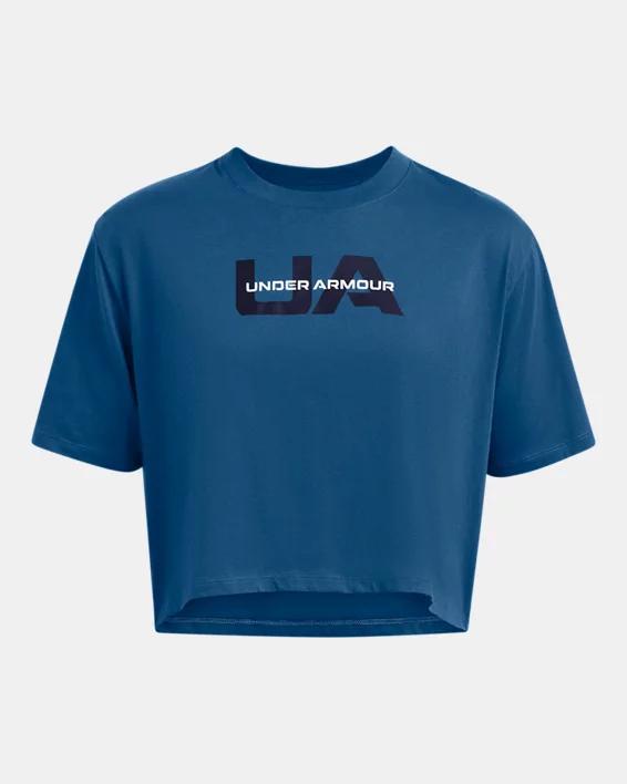 Women's UA Boxy Wordmark Short Sleeve Product Image