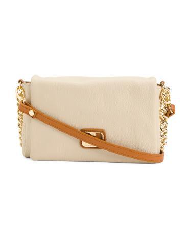 Leather Flap Over Crossbody for Women Product Image