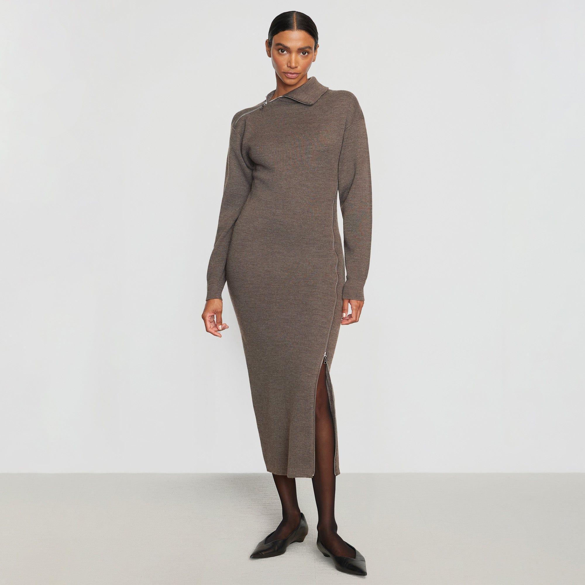 Yara Zipper Sweater Dress product image