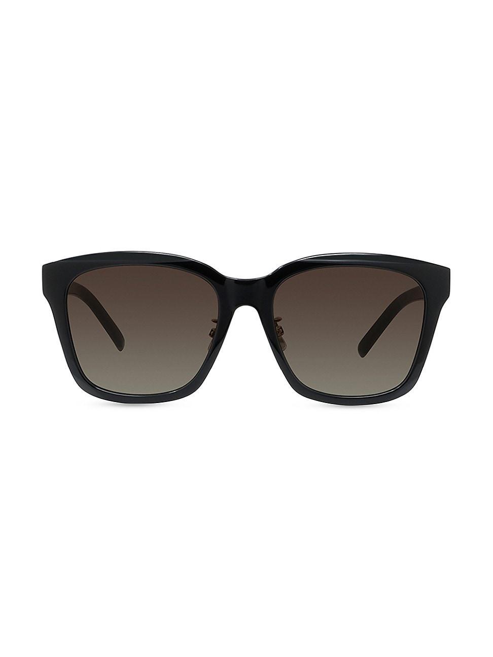 Saint Laurent LouLou Fashion Icons Heart Sunglasses, 54mm Product Image