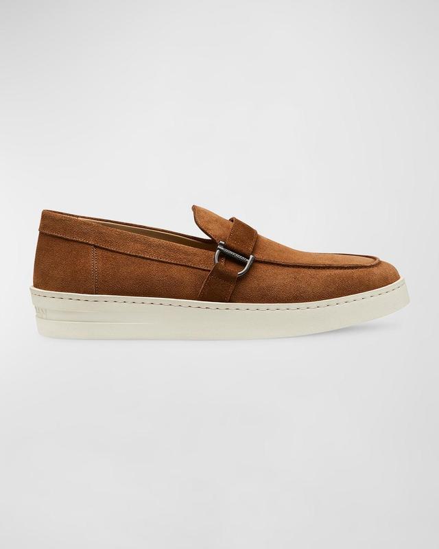 Men's Hamptons Suede Buckle Loafers Product Image