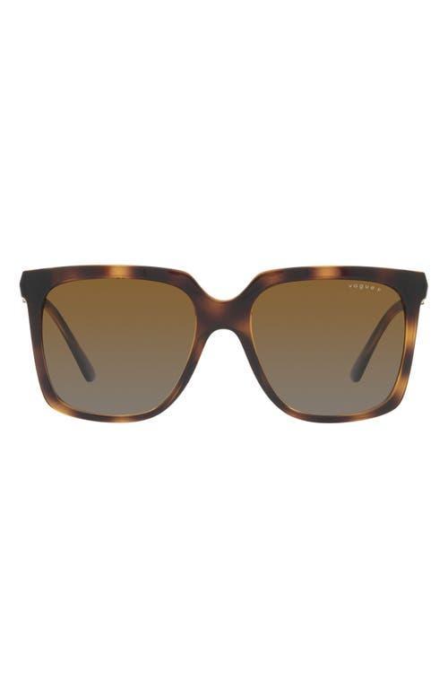 VOGUE 54mm Polarized Square Sunglasses Product Image