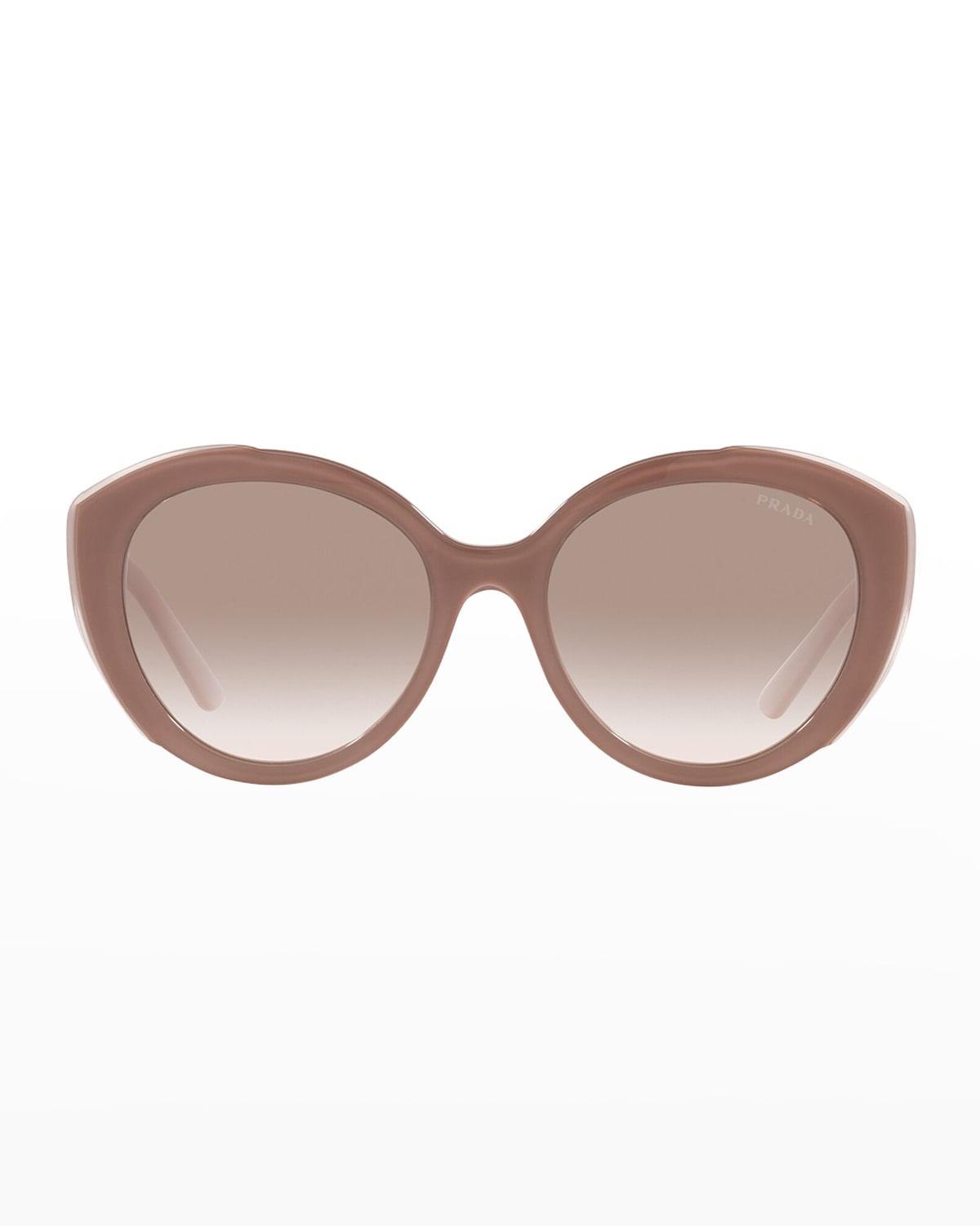 Prada 57mm Oversize Round Sunglasses Product Image