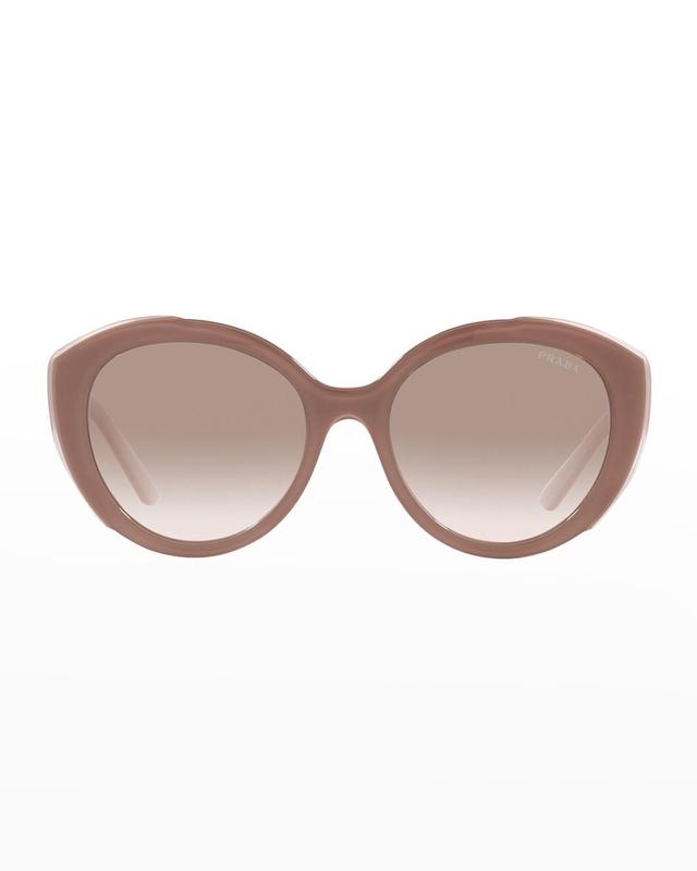 Prada 57mm Oversize Round Sunglasses Product Image