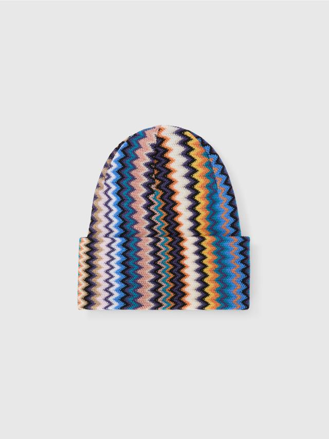 Zig zag wool beanie Product Image