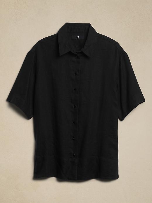 The Boxy Linen Shirt Product Image