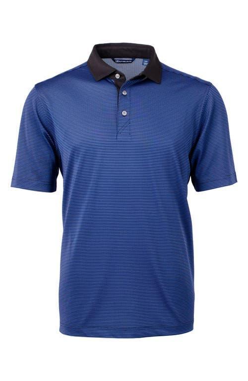 Cutter  Buck Big  Tall Virtue Eco Pique Micro Stripe Short Sleeve Polo Shirt Product Image