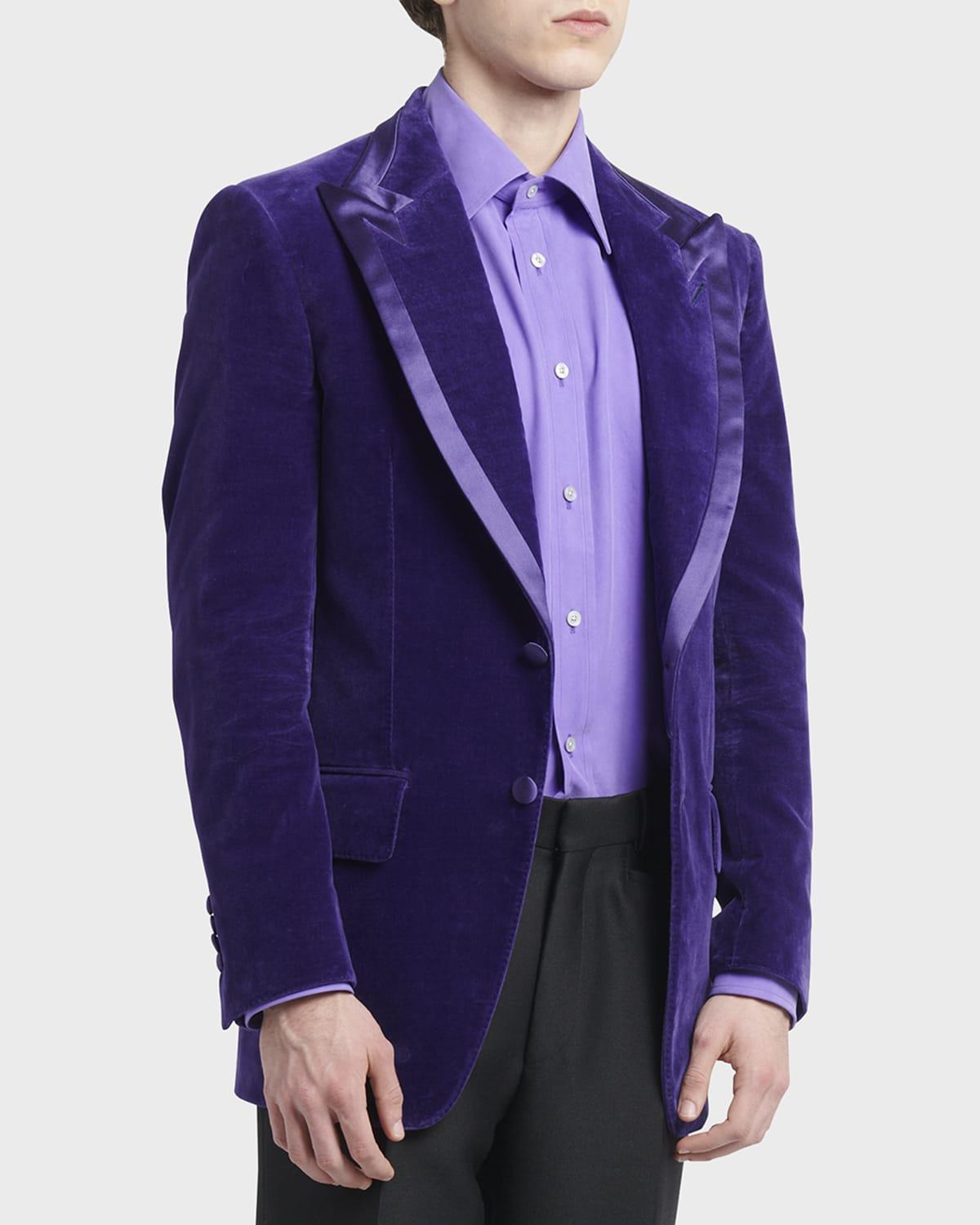 Mens Atticus Compact Velvet Cocktail Jacket Product Image