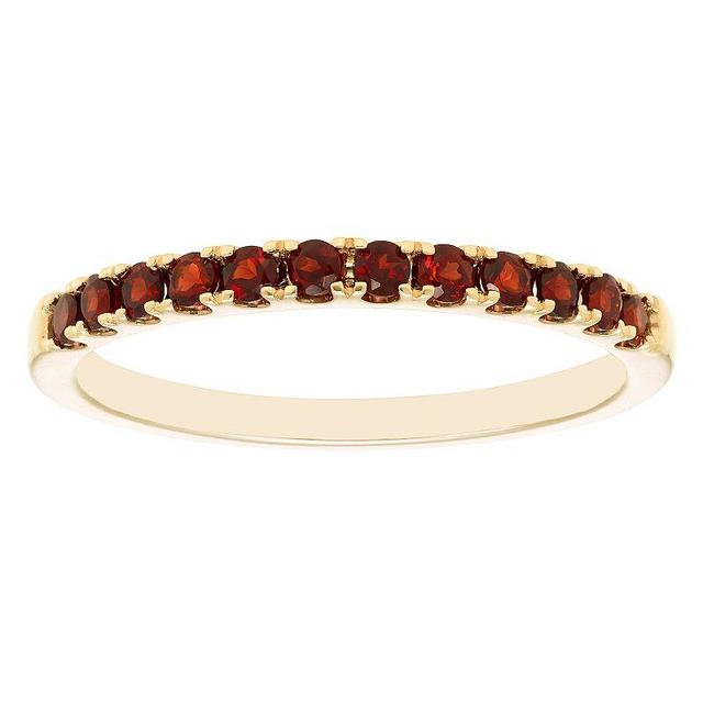 Boston Bay Diamonds 10k Gold Gemstone Stacking Ring, Womens Red Product Image