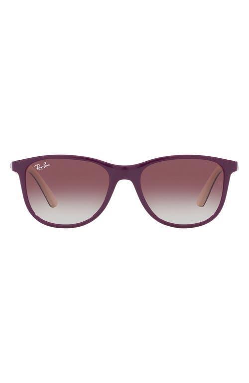 RAY BAN Ray-ban 49mm Square Sunglasses In Violet Product Image