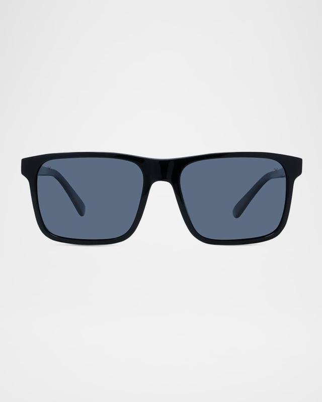 Men's Belvedere 01 Acetate Rectangle Sunglasses Product Image