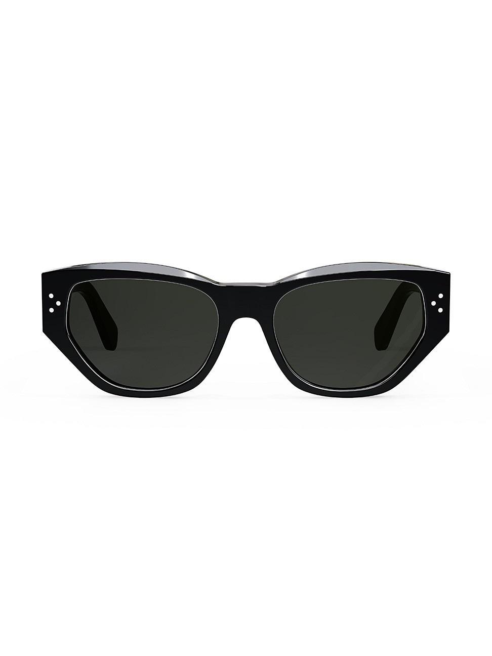 Glittery Bold Acetate Square Sunglasses Product Image