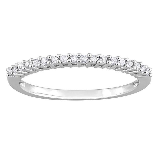 Stella Grace Sterling Silver 1/5 Carat T.W. Diamond Anniversary Band, Womens Product Image