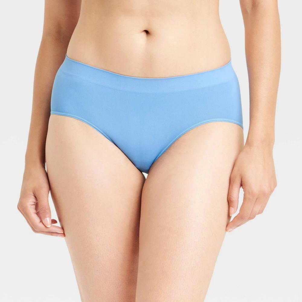 Womens Seamless Hipster Underwear - Auden Blue Twilight L Product Image